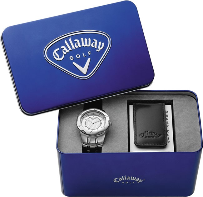 Callaway Golf Watch and Money Clip Gift Set  