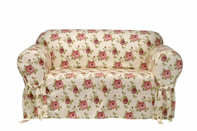 Country Floral Sofa Slipcover  