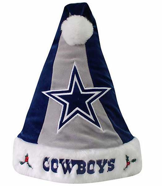 Colorblock Santa Hat - Dallas Cowboys - Free Shipping On Orders Over ...