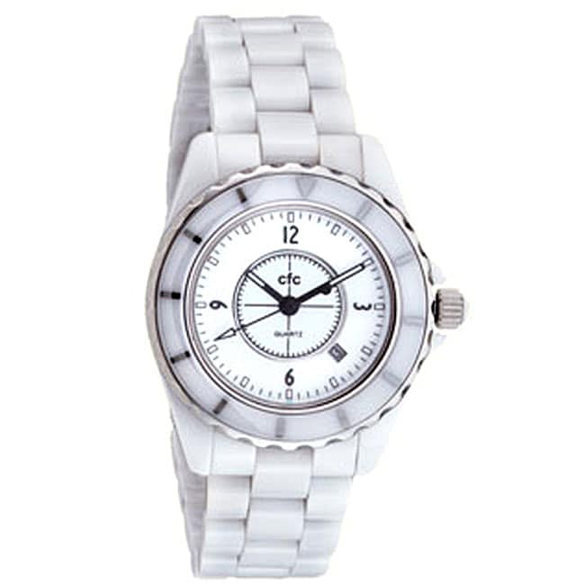 Ceramic Women's Small White Watch - Overstock™ Shopping - Big Discounts ...