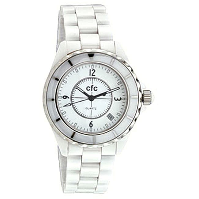 Ceramic Mid size Quartz Movement White Watch  