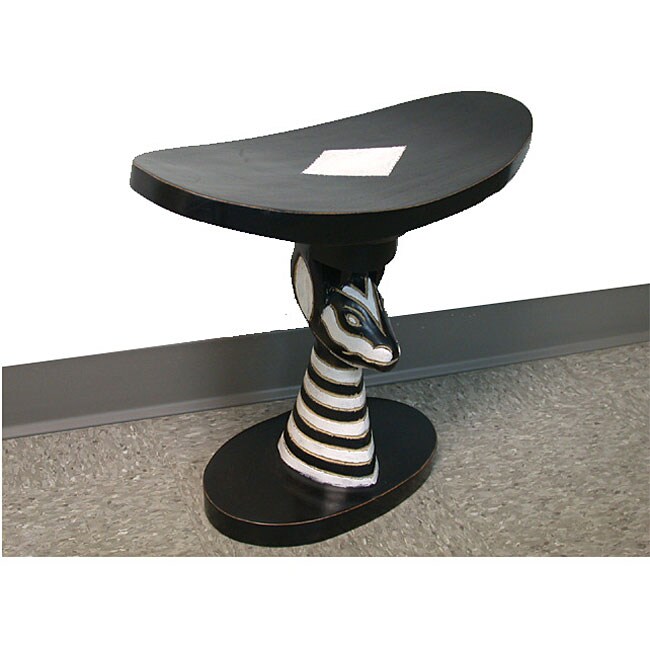 Shop Handmade Zebra Accent Seat (Ghana) Free Shipping Today 2866173