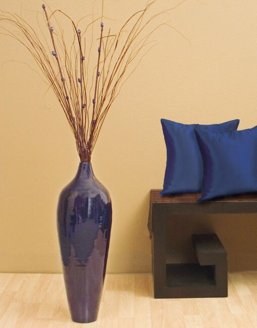 Shop Tall Pod Floor Vase & Floral Stems Free Shipping Today