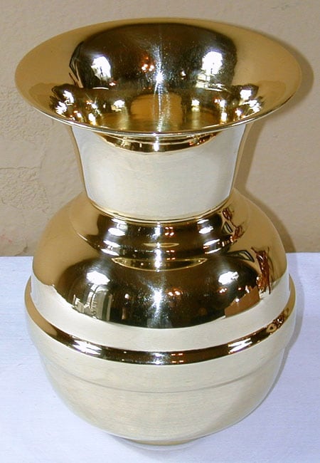 Handcrafted 8 inch Brass Spittoon  