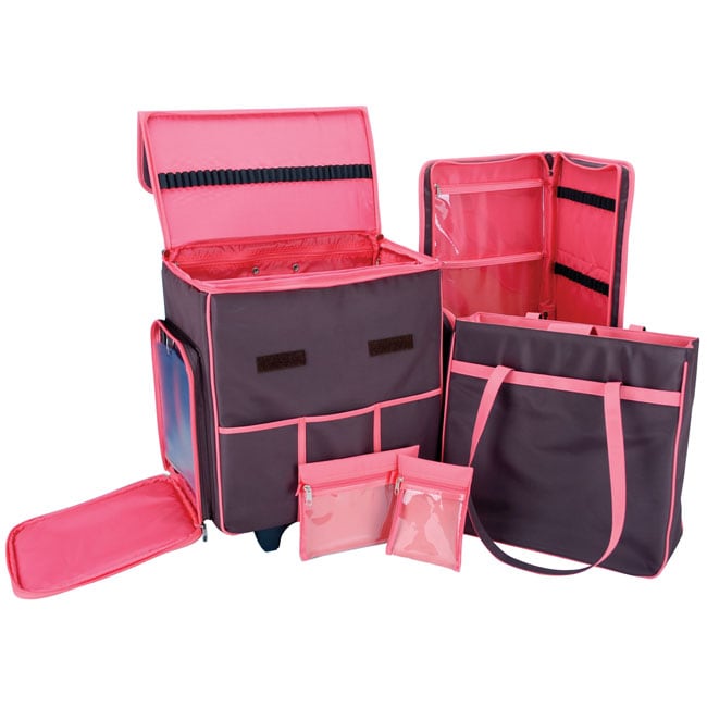 Mackinac Moon 3 piece Rolling Tote Suite  