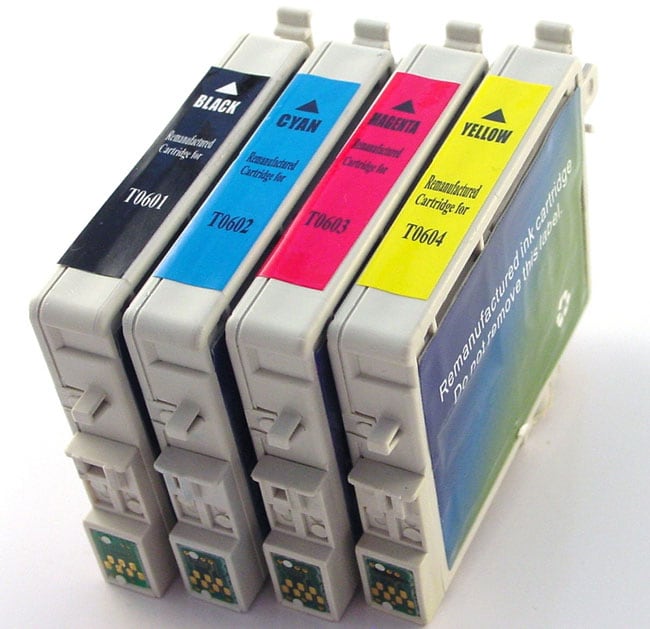 Epson Remanufactured T060 Inkjet Cartridges Combo Pack (Case of 4 