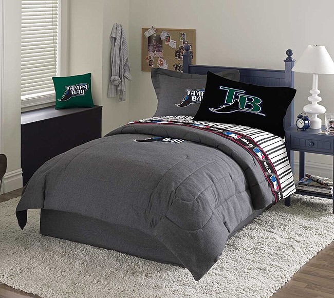 Tampa Bay Devil Rays Comforter and Sheet Set - Free Shipping Today ...