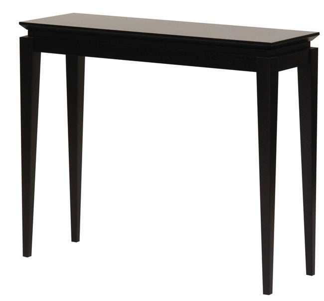 Cina Black Console Table  