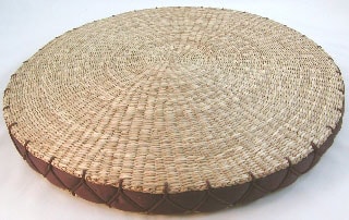 Seagrass and Silk Cushion (Vietnam)  