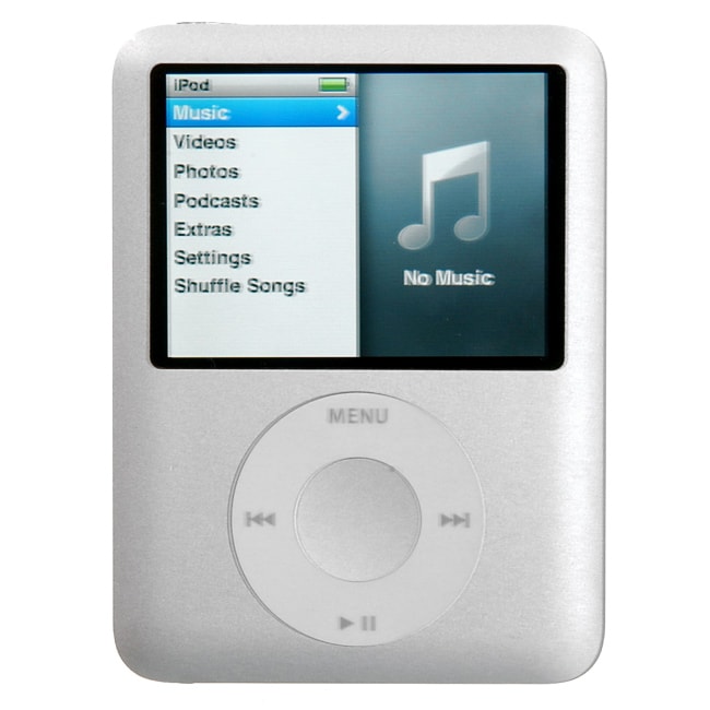 Apple 4GB 3rd Generation Silver iPod Nano (Refurbished 