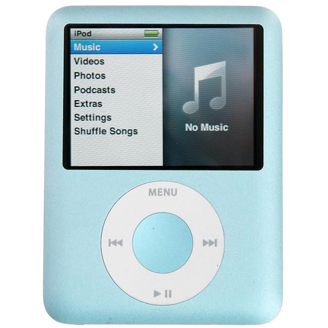 Apple 8GB 3rd Generation Blue iPod Nano (Refurbished) - Free Shipping ...