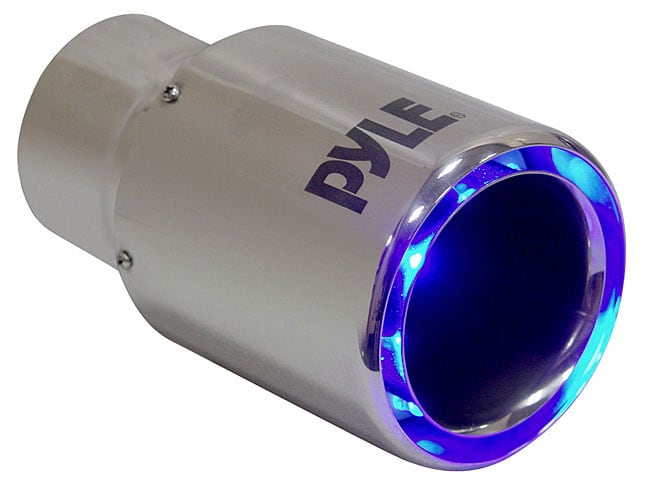 Pyle Blue LED Chrome Exhaust Tip - 11074873 - Overstock.com Shopping ...