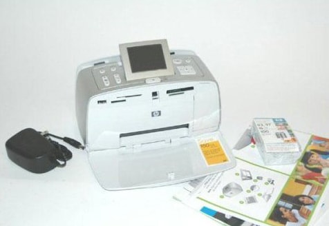 HP PS 375 Photo Printer with Color LCD Bundle  