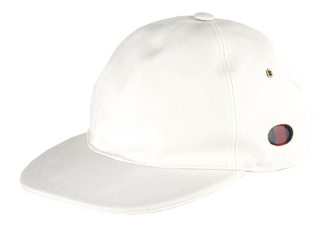 Gucci White Canvas Baseball Cap  