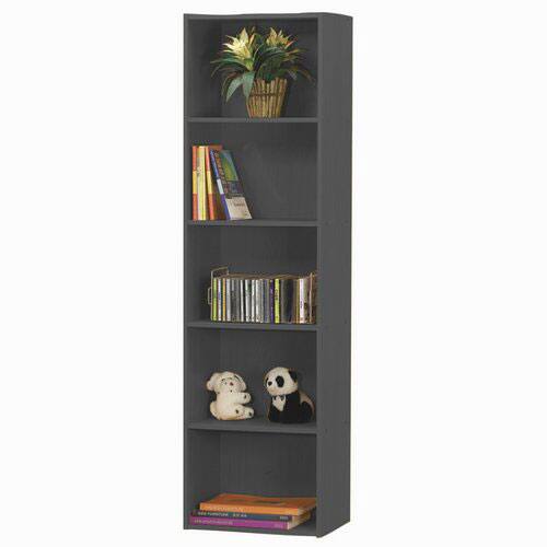 Black 5-tier Storage Cubbies