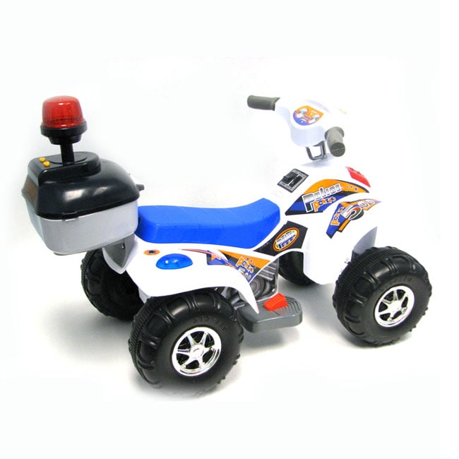 Battery Operate Toy Police ATV Bike  