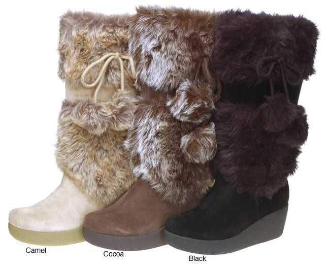 Report Effie Womens Faux Fur/ Suede Boots  