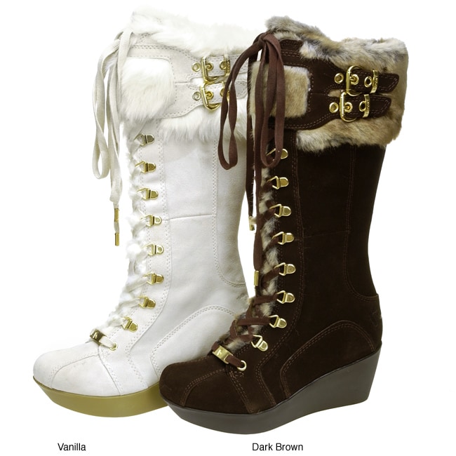 Report Cascade Womens Suede Wedge Boots  ™ Shopping