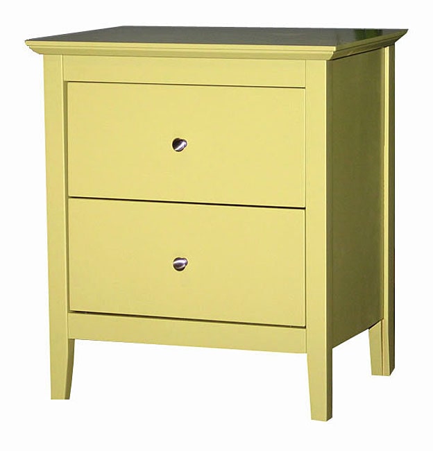 Kylie Green 2 drawer Night Stand  