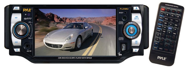 Pyle In Dash 5 inch Monitor DVD/ /VCD Player  