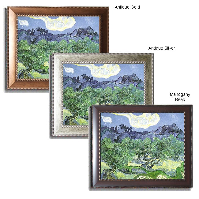Vincent Van Gogh The Olive Tree Framed Canvas Art  