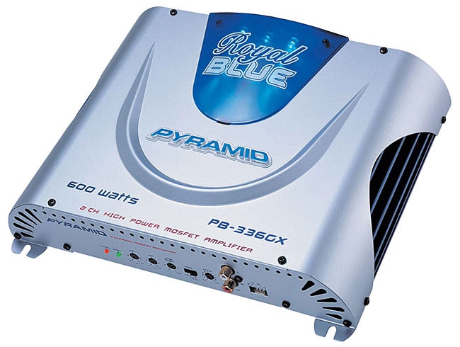Pyramid 600 Watt 2-channel Bridgeable Amplifier - Overstock - 2953837