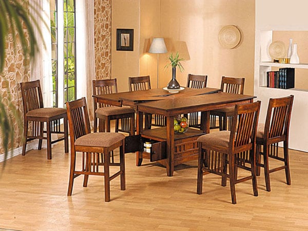 Ambrosia 9 piece Counter Height Dining Collection  