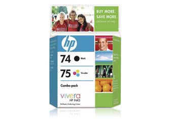 HP 74 & 75 Ink Cartridge Combo  