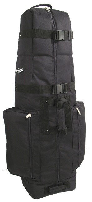 CaddyDaddy CDX 10 Golf Travel Bag with Wheels and Shoe Bag   
