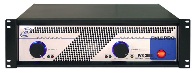 PylePro 19 inch Rack Mount 3000 watt Power Amplifier  