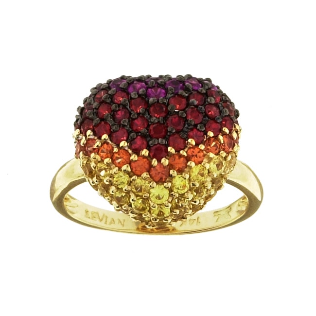 Encore by Le Vian 14k Gold Ruby and Sapphire Ring  