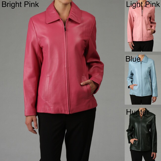 Liz Claiborne Women S Leather Scuba Jacket Free Shipping Today Liz Claiborne Women S Leather Scuba Jacket