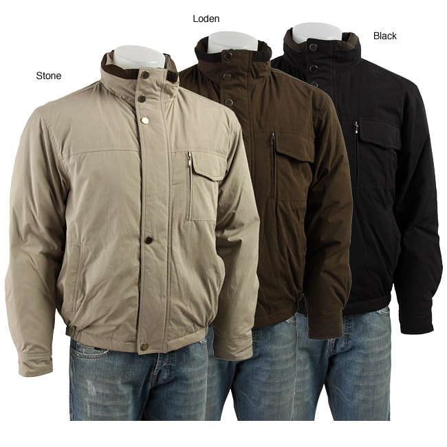 London Fog Men's Down Filled Suede Tri-blend Jacket - 11155584 ...