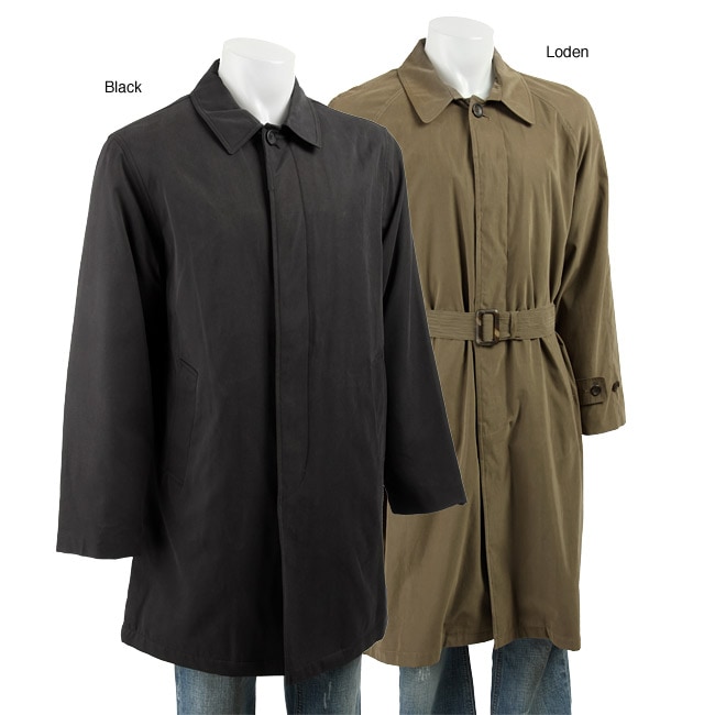 London Fog Men's Microfiber Twill Trench Coat Free Shipping Today