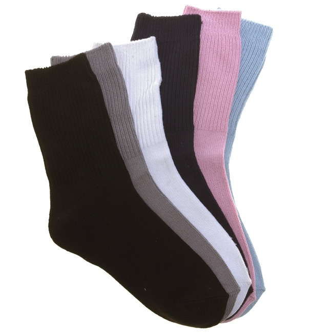 Rayon from Bamboo Bliss Women's Crew Socks (6 Pair) - Free Shipping On ...