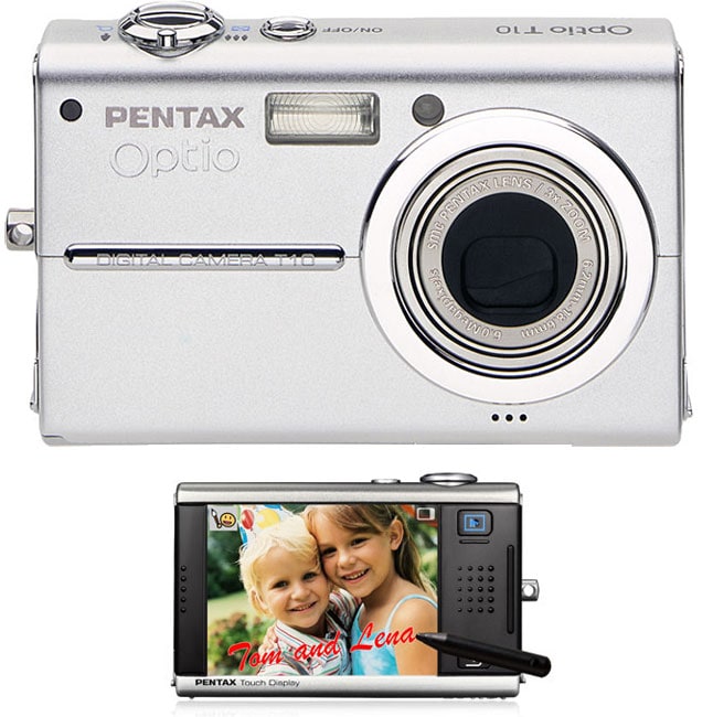 Pentax Optio T10 6.0 MP Digital Camera (Refurbished)  