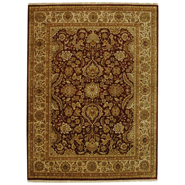 Safavieh Hand-knotted Rust/ Ivory Timeless Wool Rug - 8' x 10'