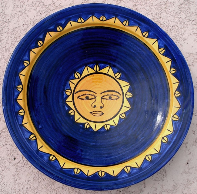 Sunsmile Ceramic Plate (Morocco)  