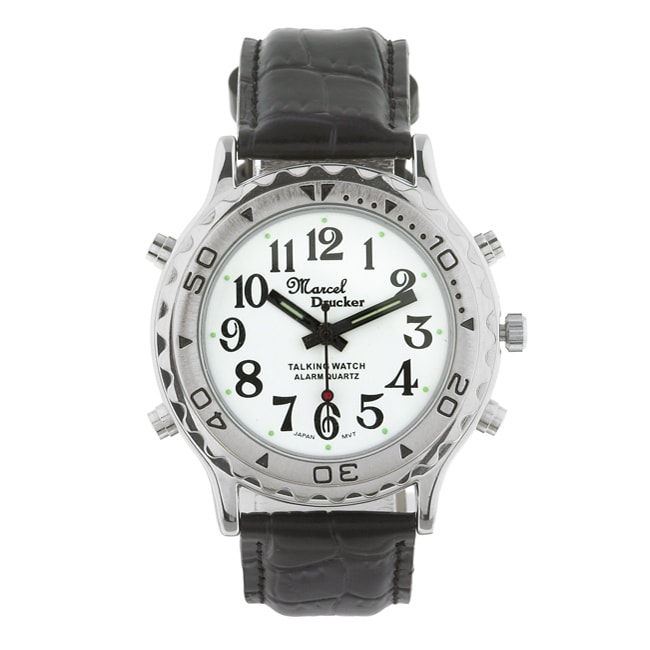 Marcel Drucker Collection Men's Talking Watch Free Shipping Today