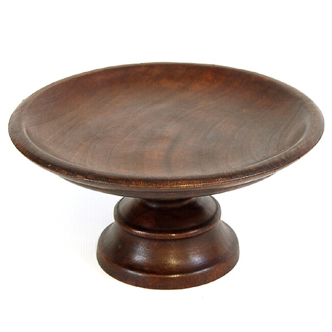 Decorative Wooden Cake Platter/ Raised Tray Free Shipping On Orders