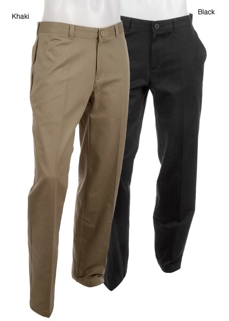 DKNY Mens Flat Front Chino Pants  