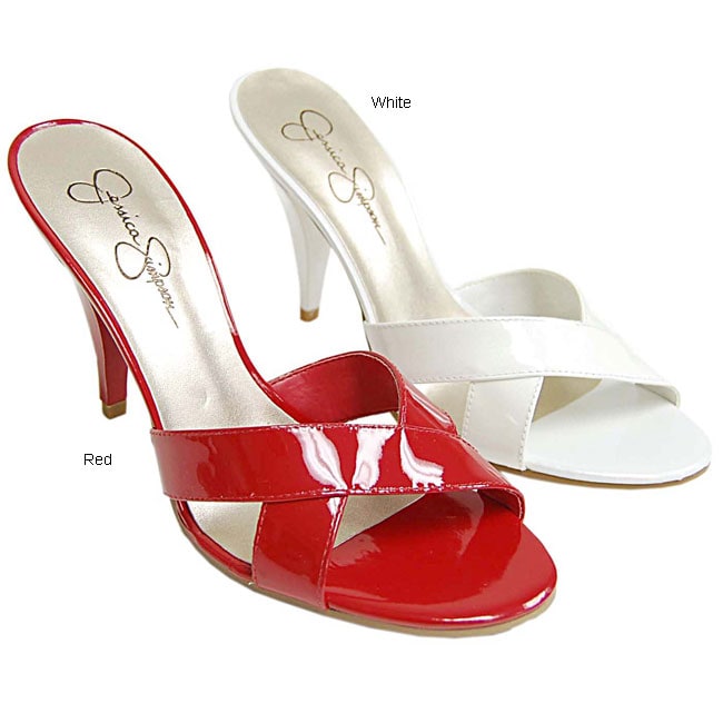 Jessica Simpson Patent Leather Sandal Pumps  