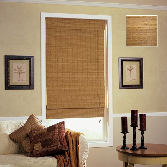 Nantucket Bamboo Roman Shades (33 in. x 72 in.)