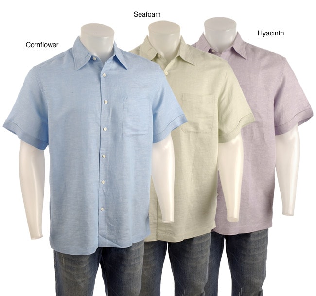 Naturalife Mens Casual Linen Shirt  