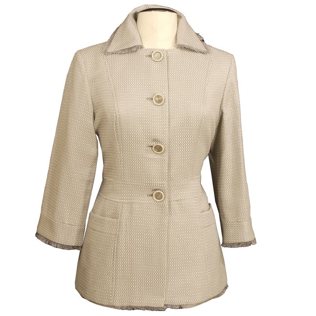 Eye Womens Basketweave Topper Jacket