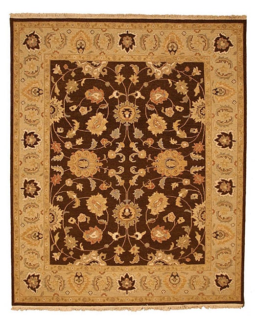 Hand woven Soumak Wool Rug (6 X 9)