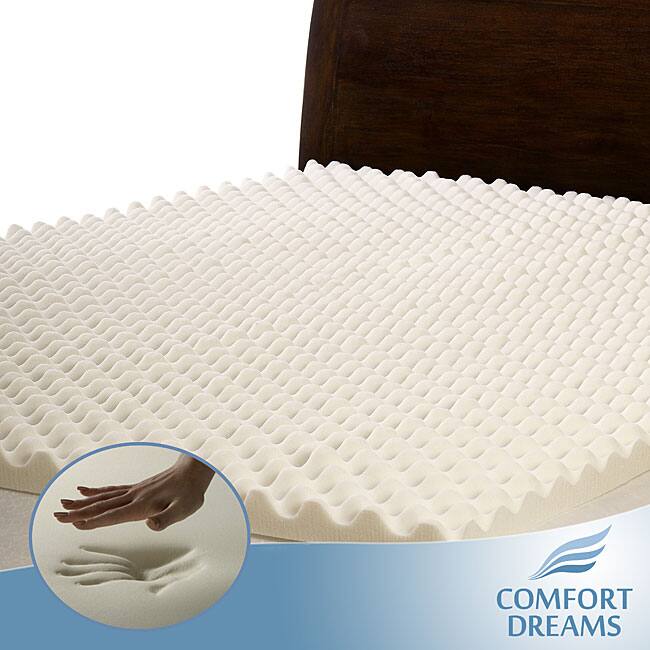 Comfort Dreams Highloft 2-inch Memory Foam Mattress Topper