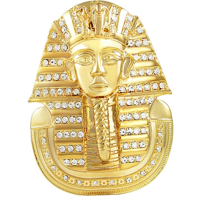 Goldplated Rhinestone Pharaoh Necklace  