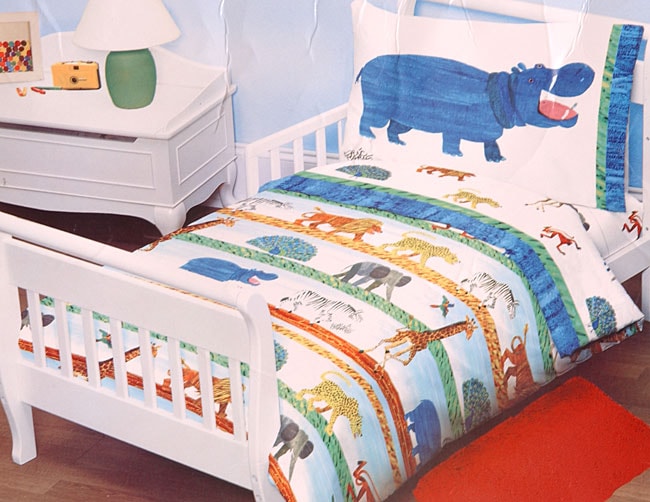 Eric Carle Savannah Toddler Comforter Set  