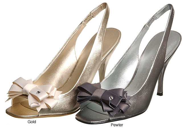 Nine West Girltime Womens Peep Toe Heel Shoes  